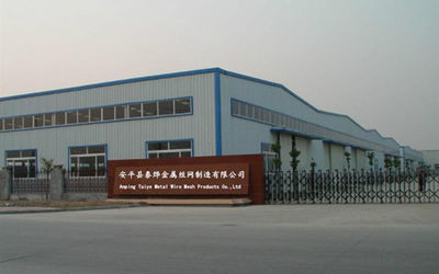 چین Anping Taiye Metal Wire Mesh Products Co.,Ltd کارخانه