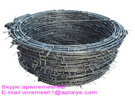 PVC مش خاردار گالوانیزه 2.5 میلی متر PVC از سیم فولادی کربن کم پوشش داده شده است