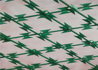 سیم پارچه جوش داده شده با روکش PVC با مرز Front Concertina Razor Wire Razor