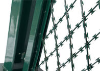 سیم پارچه جوش داده شده با روکش PVC با مرز Front Concertina Razor Wire Razor
