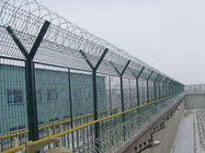 حصار سیم تیغه ای گالوانیزه از نرده سیم برای حفاظت از زندان و کلید پروژه