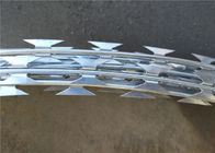 Grade High BTO 22 Razor Wire نرده 500mm سیم پیچ دیافراگم Concertina Blade Wire