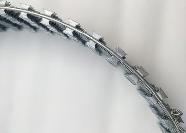 تیغه کوتاه سیم گالوانیزه Razor Wire Galvanized Razor Cross Cross BTO-10