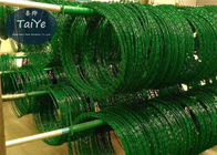 سیم ریش تراشیده شده با پلاستیک PVC سبز پلاستیکی BTO22 Type