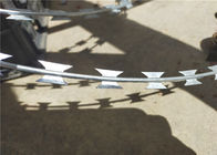 Grade High BTO 22 Razor Wire نرده 500mm سیم پیچ دیافراگم Concertina Blade Wire
