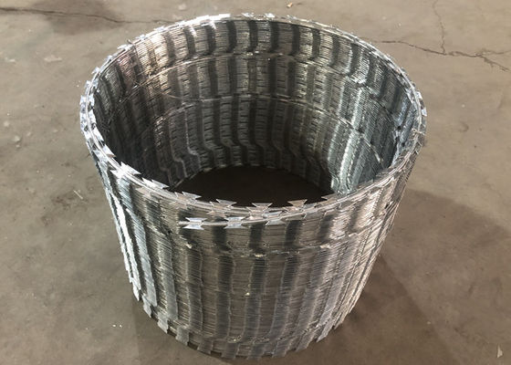 سیم ریش تراش فولادی گالوانیزه خاردار 60 سانتی متری BTO 22