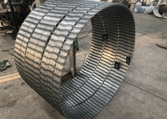 سیم روتاری 250 گرمی متر کنسرتینا با روکش 950mmx68 می چرخد ​​در هر سیم پیچ